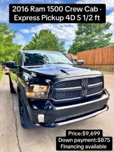 2016 Ram 1500 Crew Cab · Express Pickup 4D 5 1/2 ft